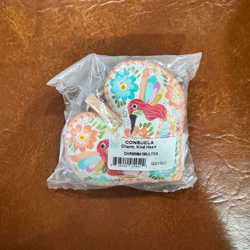 Consuela Kind Heart Colorful Heart Bag Charm